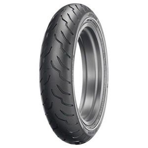 Dunlop 45131875 American Elite Front Motorcycle Tire 130/80B-17 (65H) Narrow White Wall