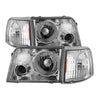 9029394 Xtune fits Ford 93-97 Ranger Projector Headlights w/ Corner Lights Chr