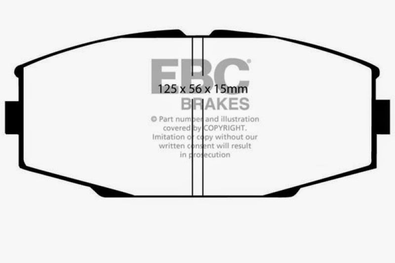 EBC DP2610 fits Toyota 86-92 Supra 2.8 Greenstuff Front Brake Pads