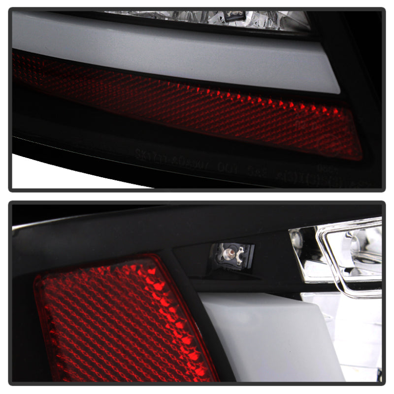 Spyder 5082275 fits Audi 08-12 A5 LED Tail Lights Black ALT-YD-AA508-LED-BK