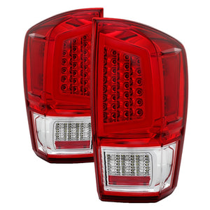 xTune 9041709 16-18 fits Toyota Tacoma Light Bar LED Tail Lights - Chrome (ALT-