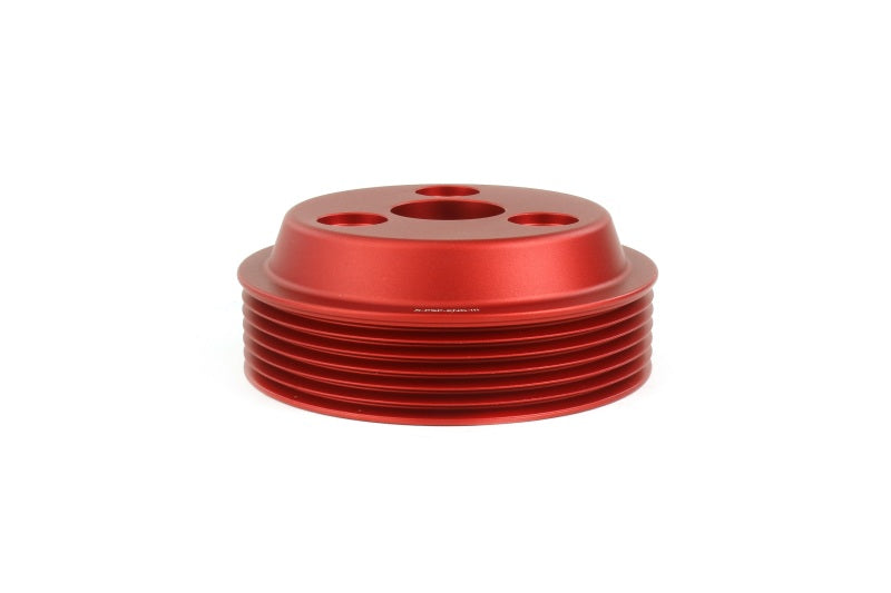 Perrin PSP-ENG-112RD 15-22 fits Subaru WRX / 14-18 FXT / 18-21 Crosstrek Lightweight Water Pump Pulley - Red