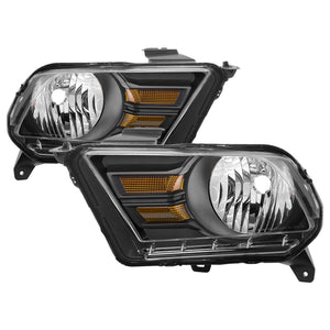 xTune 9039904 fits Ford Mustang 10-14 (Non HID) OEM Style Headlights - OEM Blac