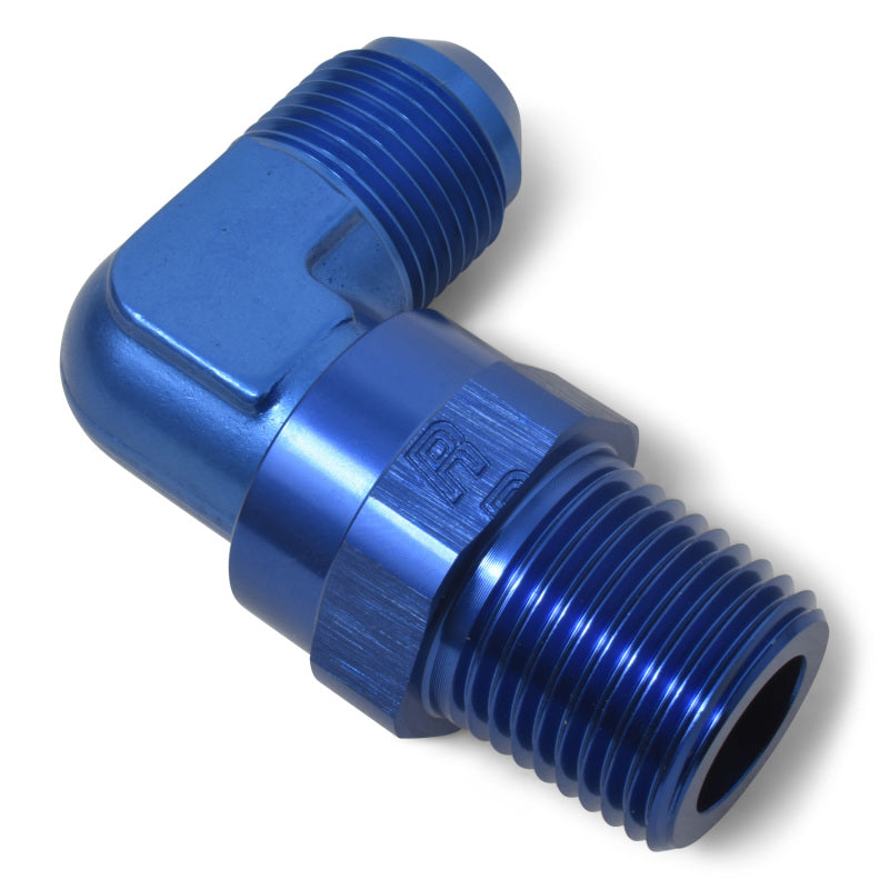 Russell 614108 Performance -8 AN 90 Degree Male to Male 1/4in Swivel NPT Fitting