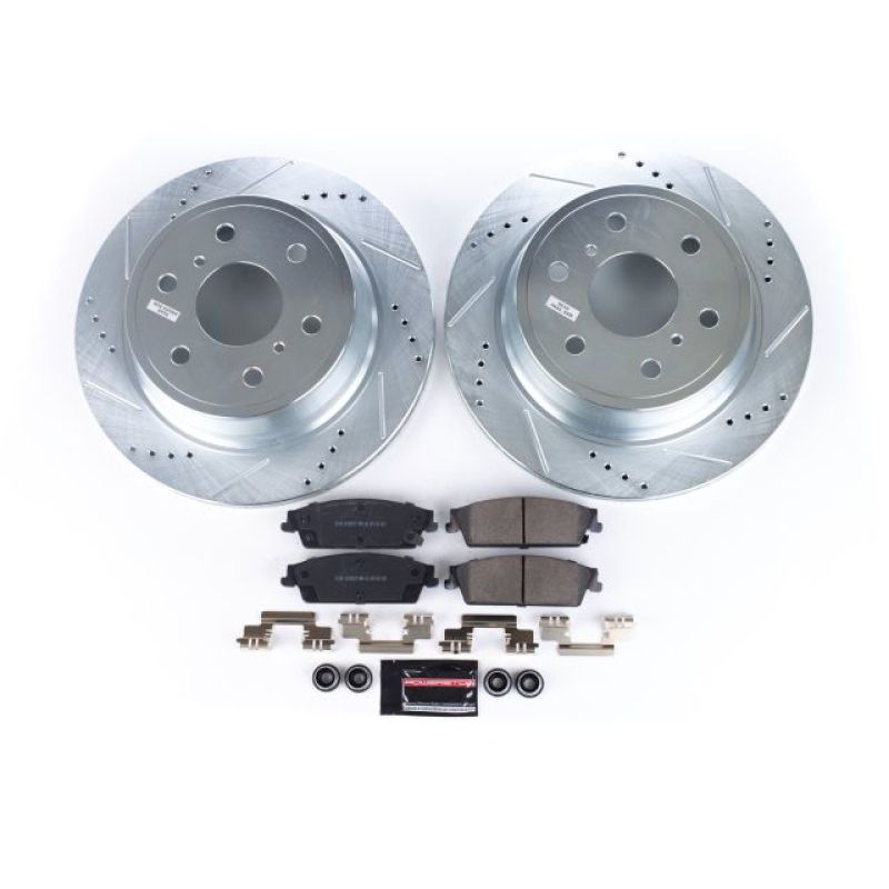 PowerStop K2083 fits Cadillac 07-14 Escalade Rear Z23 Evolution Sport Brake Kit