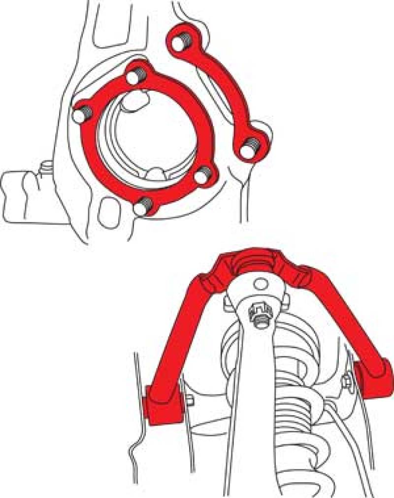 SPC Performance 72123 03-08 fits Nissan 350Z/03-07 Infiniti G35 Front Adjustable Control Arms