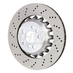 SHW Performance BRL43503 SHW 2020+ fits BMW X3 M 3.0L Left Rear Cross-Drilled Lightweight Brake Rotor (34118054827)