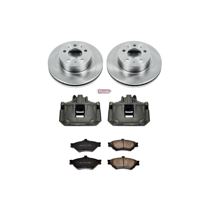 PowerStop fits Ford 95-97 Crown Victoria Front Autospecialty Brake w/Calipers