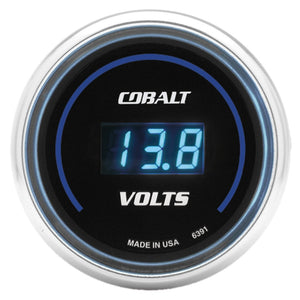 AutoMeter 6391 Autometer Cobalt 52mm Digital Voltmeter 8-19 Volts Gauge