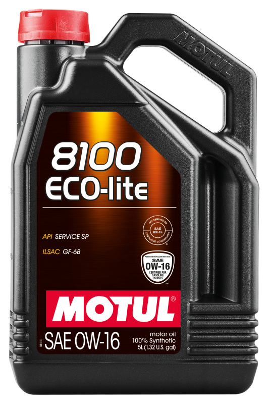 Motul 110379 5L Synthetic Engine Oil 8100 X-Clean 0W16