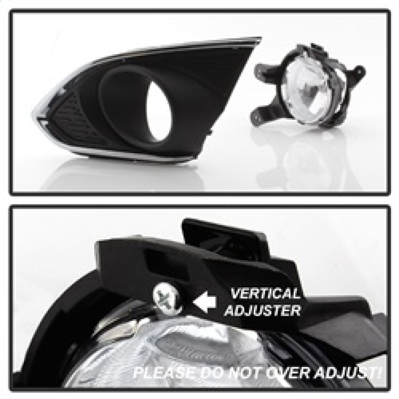 Spyder 5080288 fits Chevy 13-20 Spark 2015 OEM Fog Light W/Universal Switch- Cl