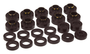 Prothane 1-103-BL 80-86 fits Jeep CJ5/CJ7 Body Mount 22 Bushing Kit - Black
