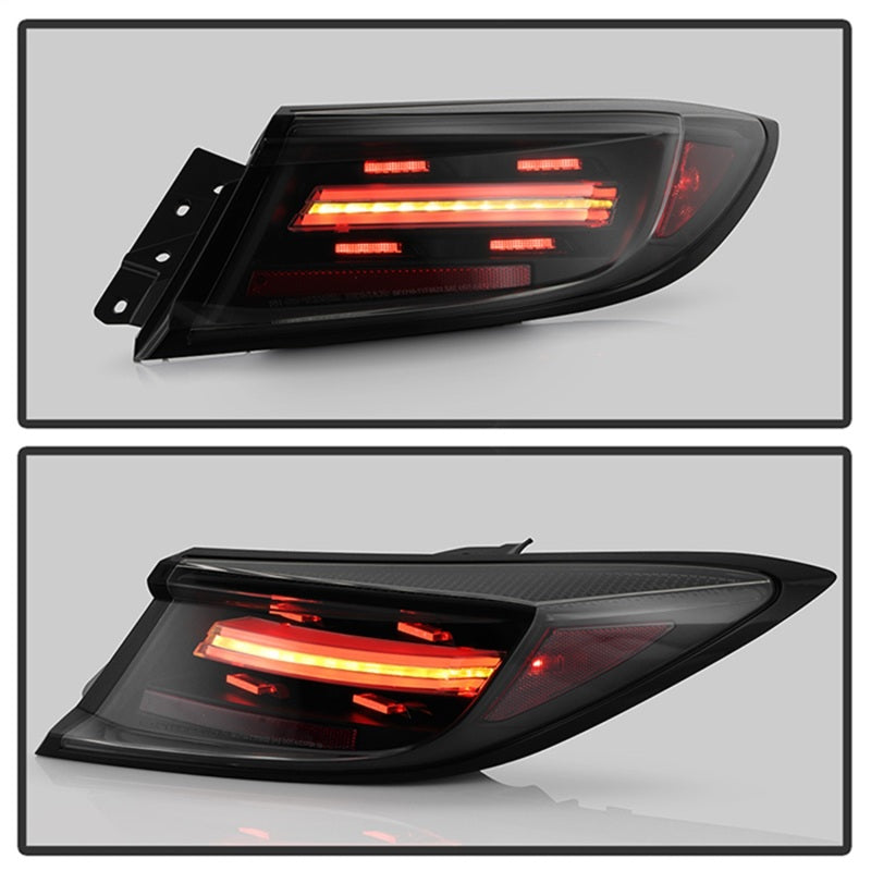 Spyder 5088918 Apex 22-24 fits Toyota GR86/BRZ Full LED Tail Lights - Black (AL