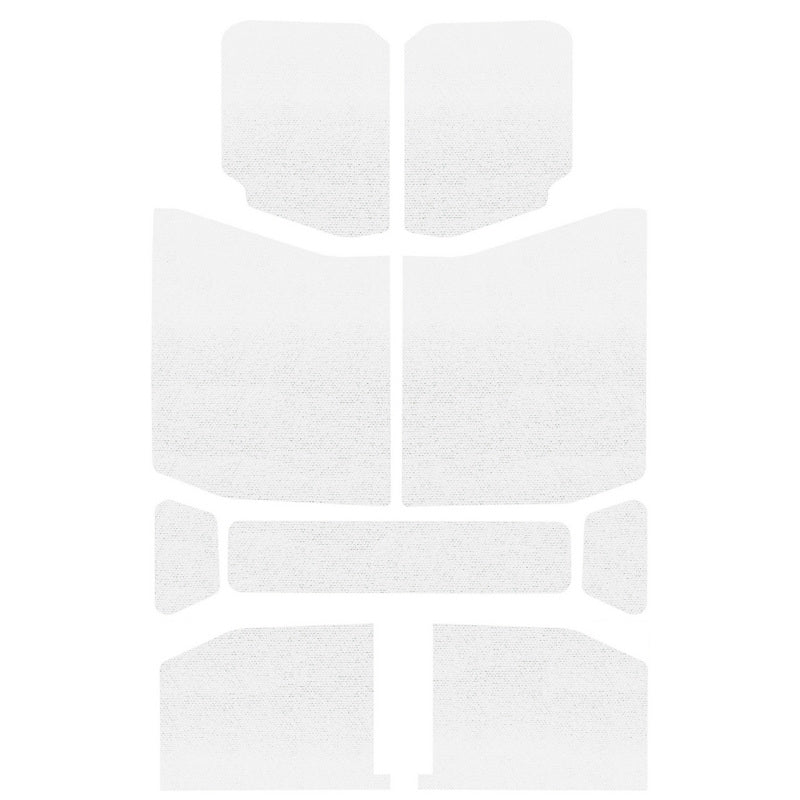 DEI  50170 fits Jeep 18-23 Wrangler JL 4-Door Boom Mat Headliner - 9 Piece - Whi