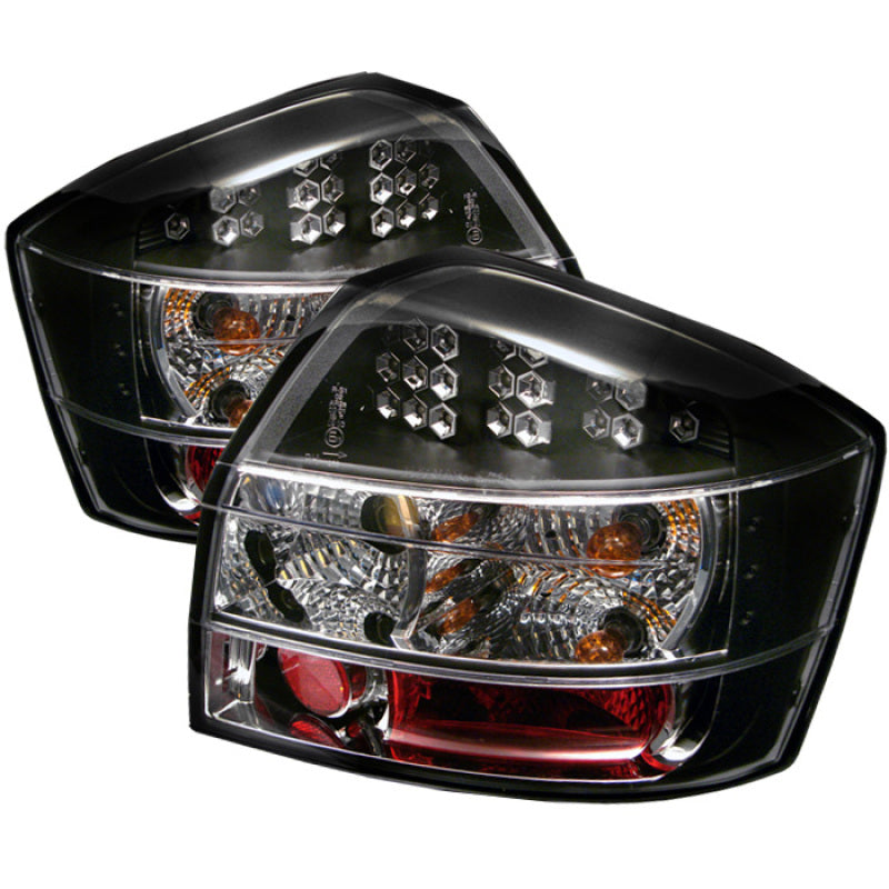 Spyder 5000026 fits Audi 02-05 A4 LED Tail Lights Black ALT-YD-AA402-LED-BK