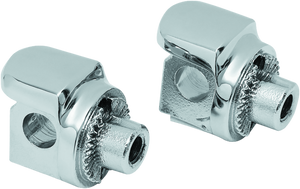 Kuryakyn 8894 Kuryakyn Non-Pivot Splined Peg Adapter Harley-Davidson Models Chrome
