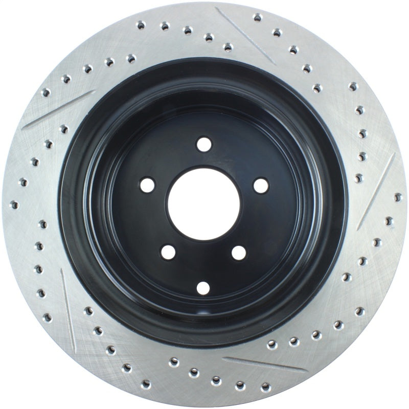 Stoptech 127.42105R 09 Infiniti FX50 SportStop Slotted & Drilled Rear Right Rotor
