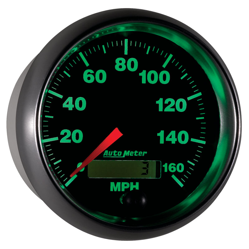 AutoMeter 3888 GS 3-3/8 inch 160 MPH In Dash Speedometer Gauge
