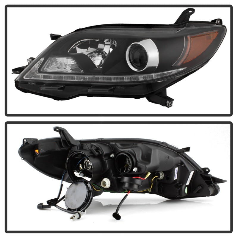 Spyder 5083982 fits Toyota 11-20 Sienna 2014 Projector Headlights - DRL LED - B