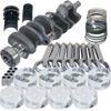 Eagle 35726L4625 fits Chevy 502 1Pc 4.250in Counterwght Crank 6.535in H-Beam 46cc 4.625in Pistons Rotating Assembly