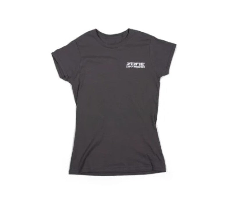 Zone Offroad ZONU9163XL Charcoal Gray Premium Cotton T-Shirt w/ Zone Offroad Logo - Womens - XL