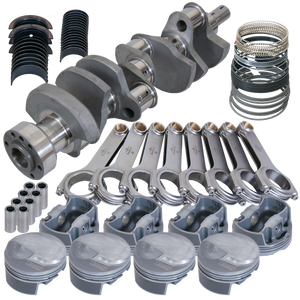 Eagle 11812100 fits Chevy Tall 454 1Pc 4.250in Crank 6.800in H-Beam 18cc Dome 4.350in Pistons Rotating Assembly