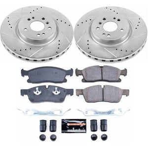PowerStop K6897 fits Mercedes-Benz GLE300d Front Z23 Evolution Sport Brake Kit