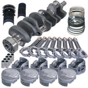 Eagle 61113030 fits Chevy 454 1Pc 4.250in Crank 6.385in I-Beam Rods 18cc Dome 4.280in Pistons Rotating Assembly