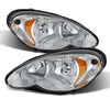 9026263 Xtune fits Chrysler 06-10 Pt Cruiser Halogen Only Headlights -Chrome H