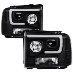 Spyder 5084507 fits Ford 05-07 F250/350/450 Projector Headlights - Light Bar DR
