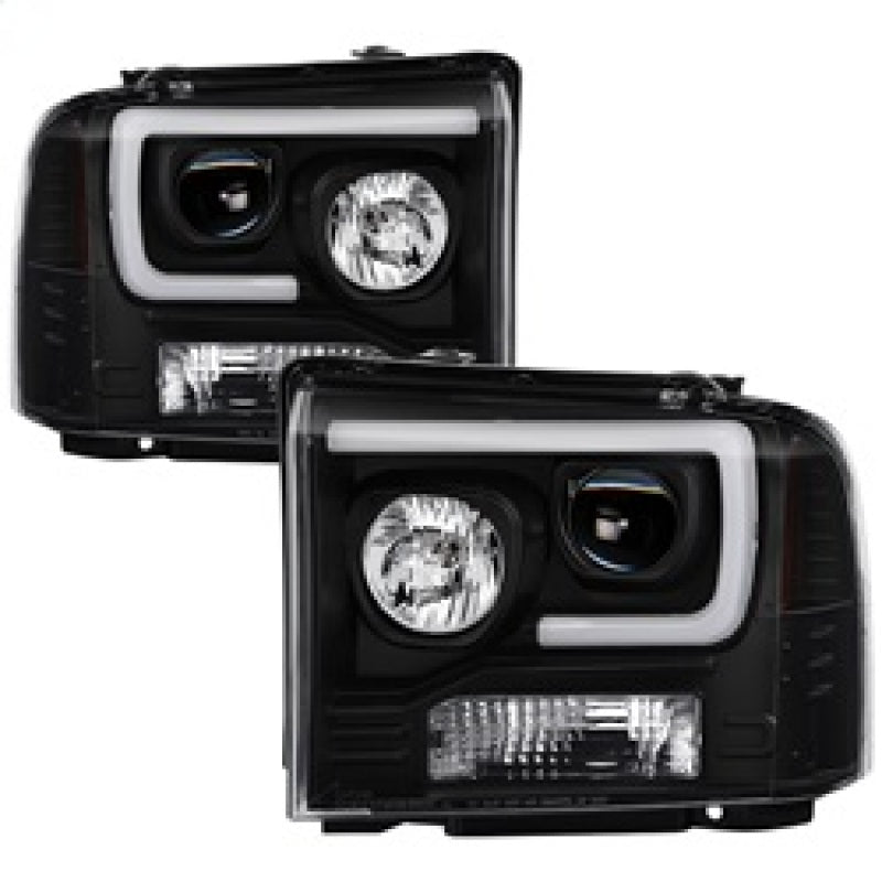 Spyder 5084507 fits Ford 05-07 F250/350/450 Projector Headlights - Light Bar DR