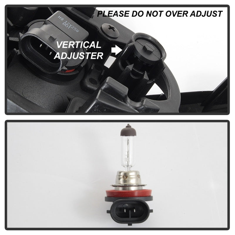 Spyder 5084897 fits Honda 17-18 CRV OEM Chrome Trim Fog Lights w/Switch & Cover