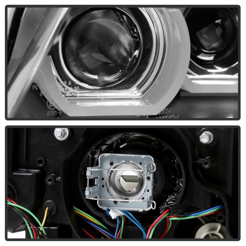 Spyder 5086495 fits BMW 09-12 E90 3-Series 4DR HID w/ AFS Only - LED Turn - Bla