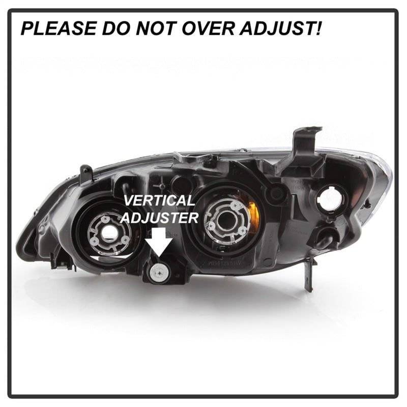 xTune 9042713 04-05 fits Honda Civic (Excl Hatchback/Si) OEM Style Headlights -