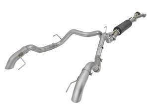 AFE 49-33095 orce-Xp Cat-Back Exhaust w/Dual Hi-Tuck Tips 17-18 fits Ford F-150
