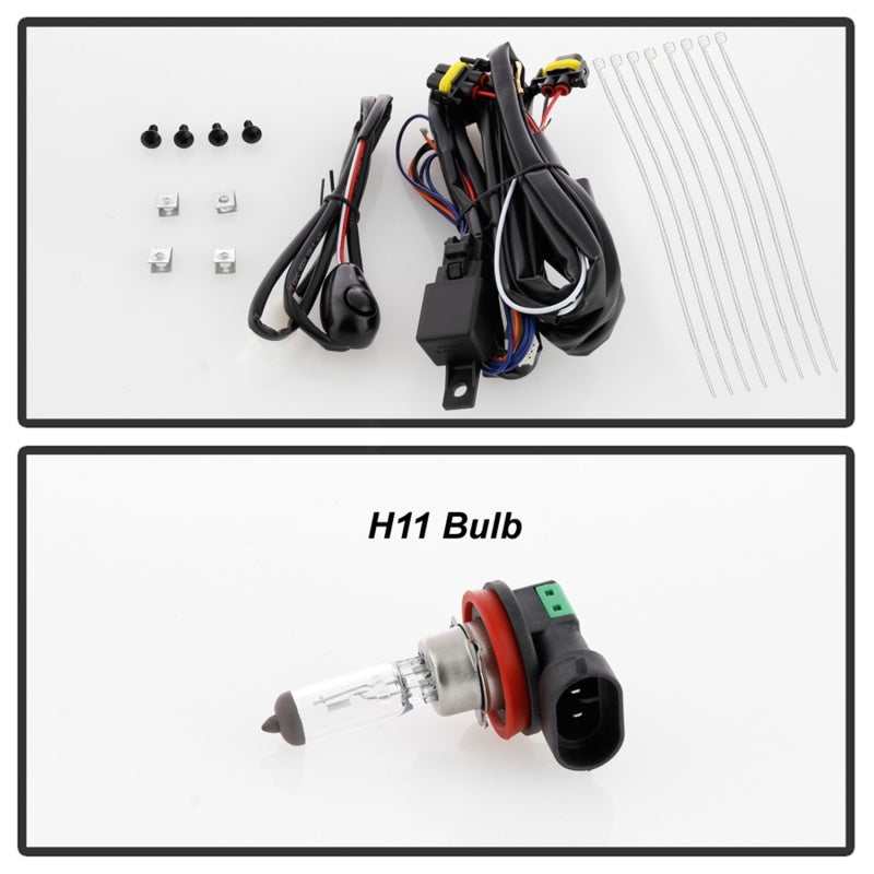 Spyder 5087164 fits VW Jetta OEM Style Fog Lights w/Universal Switch - Clear (F