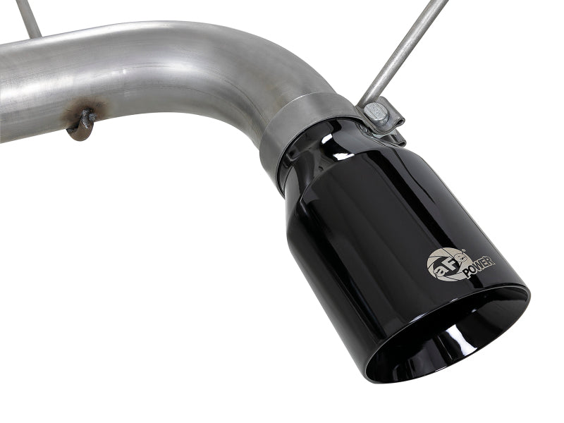AFE 49-38078-B Bore HD 3in 304 SS Cat-Back Exhaust w/ Black Tips 14-19 fits Jee