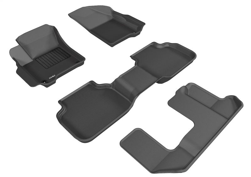 3D MAXpider 2017-2020 fits GMC/fits Chevrolet Acadia/Blazer Kagu 2nd Row Floorm