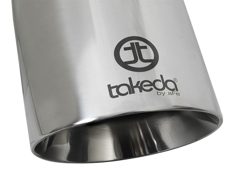 AFE 49T25454-P09  304 Stainless Steel Clamp-On Exhaust Tip 2.5in. Inlet / 4.5in