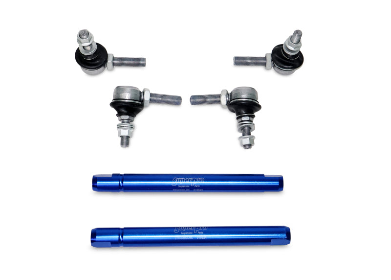 SuperPro TRC10200 2004 fits Mazda 3 i Front HD Adjustable End Link Set (10mm Stu