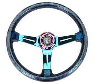 NRG RST-027MC-SM RST-027MC-SM Reinforced Steering Wheel Matsuri Smoke Clear