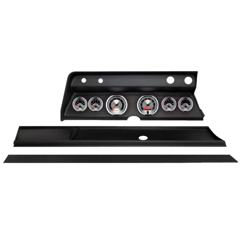 AutoMeter 2931-01 Autometer American Muscle Direct Fit Dash Kit 1966 fits Chevy Chevelle (2 x 3-3/8in. / 4 x 2-1/16in.)