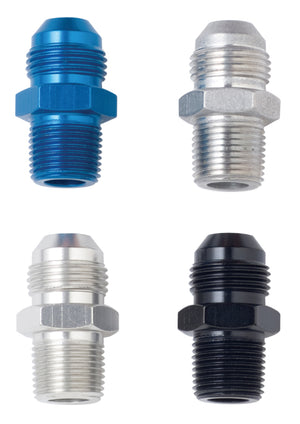 Fragola -4AN x 1/8 NPT Straight Adapter- Clear