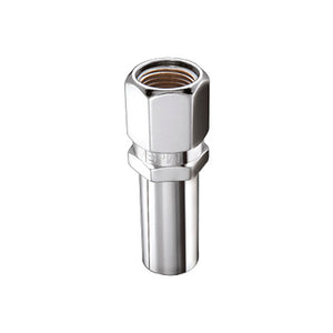 McGard 69300 Hex Lug Nut (Drag Racing X-Long Shank) 1/2-20 / 13/16 Hex / 2.475in. L (Box of 100) - Chrome