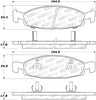 Stoptech 308.079 Street Brake Pads