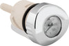 Bikers Choice 488793 04-Up Sportster White Face Oil Temperature Gauge Dipstick