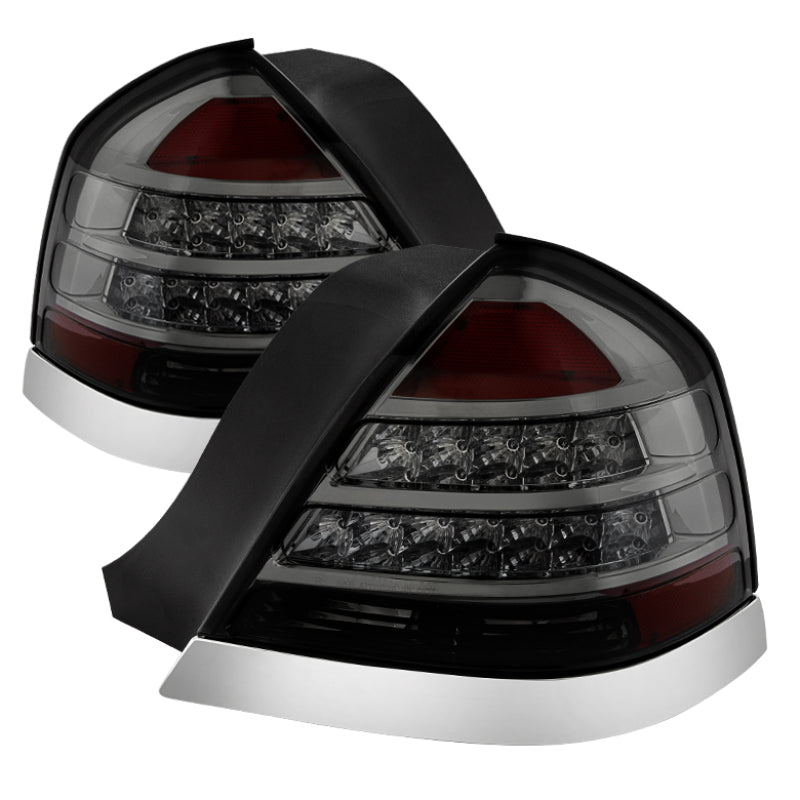 Xtune 9027628 Crown Victoria LED Tail Lights Smoke ALT-JH-CVIC98-LED-SM