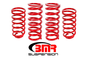 BMR SP027R Fox fits Mustang Lowering Spring Kit (Set Of 4) - Red