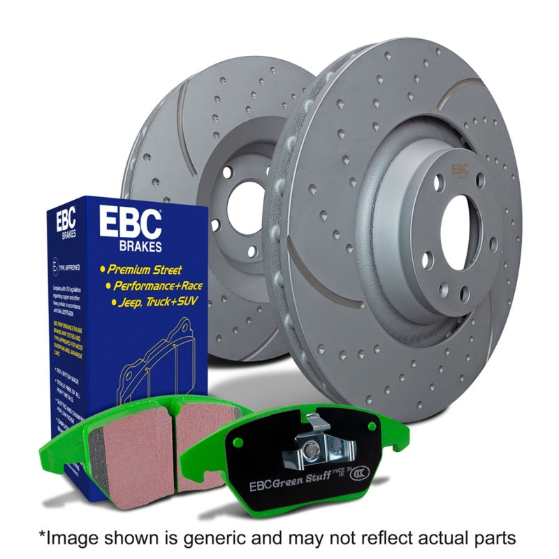 EBC S10KR1377 S10 Kits Greenstuff Pads and GD Rotors