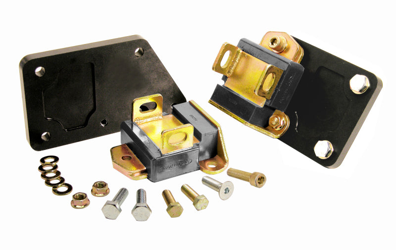 Prothane 7-519-BL fits Chevy LS1 Motor Mount Adapter Kit - Black